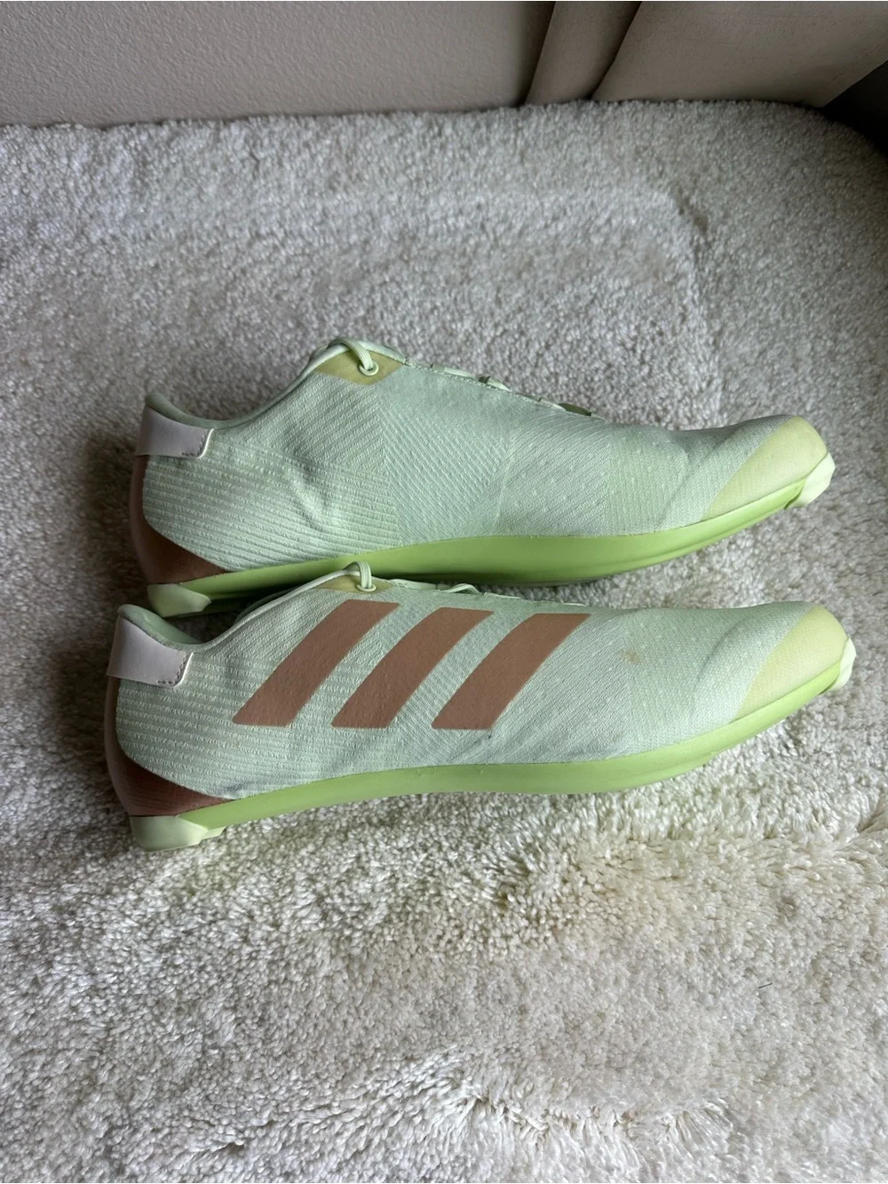 adidas men’s The Road cycling shoe Green size 12
